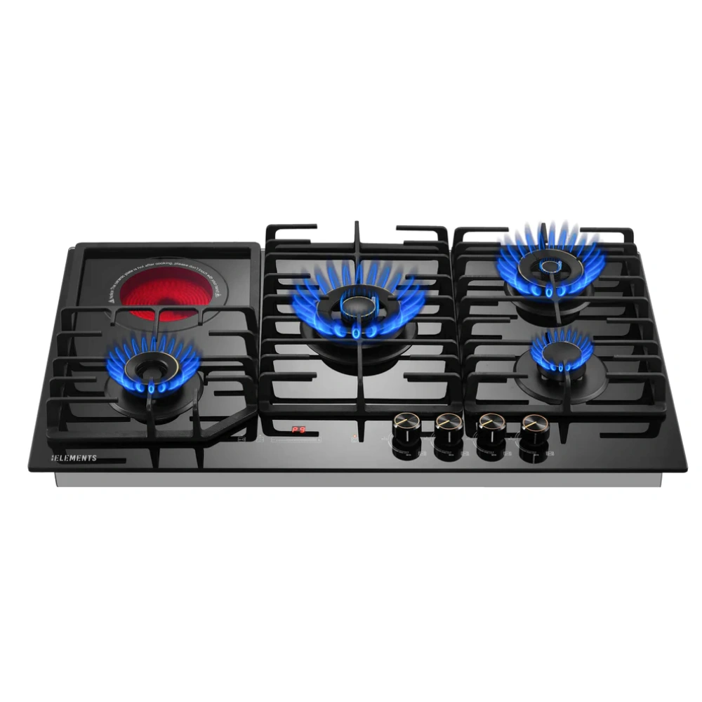 [916253] KB Elements Built-in Gas Cooktop ( 4 Gas Burners + 1 Electric Cooker ) | ELK131GH5