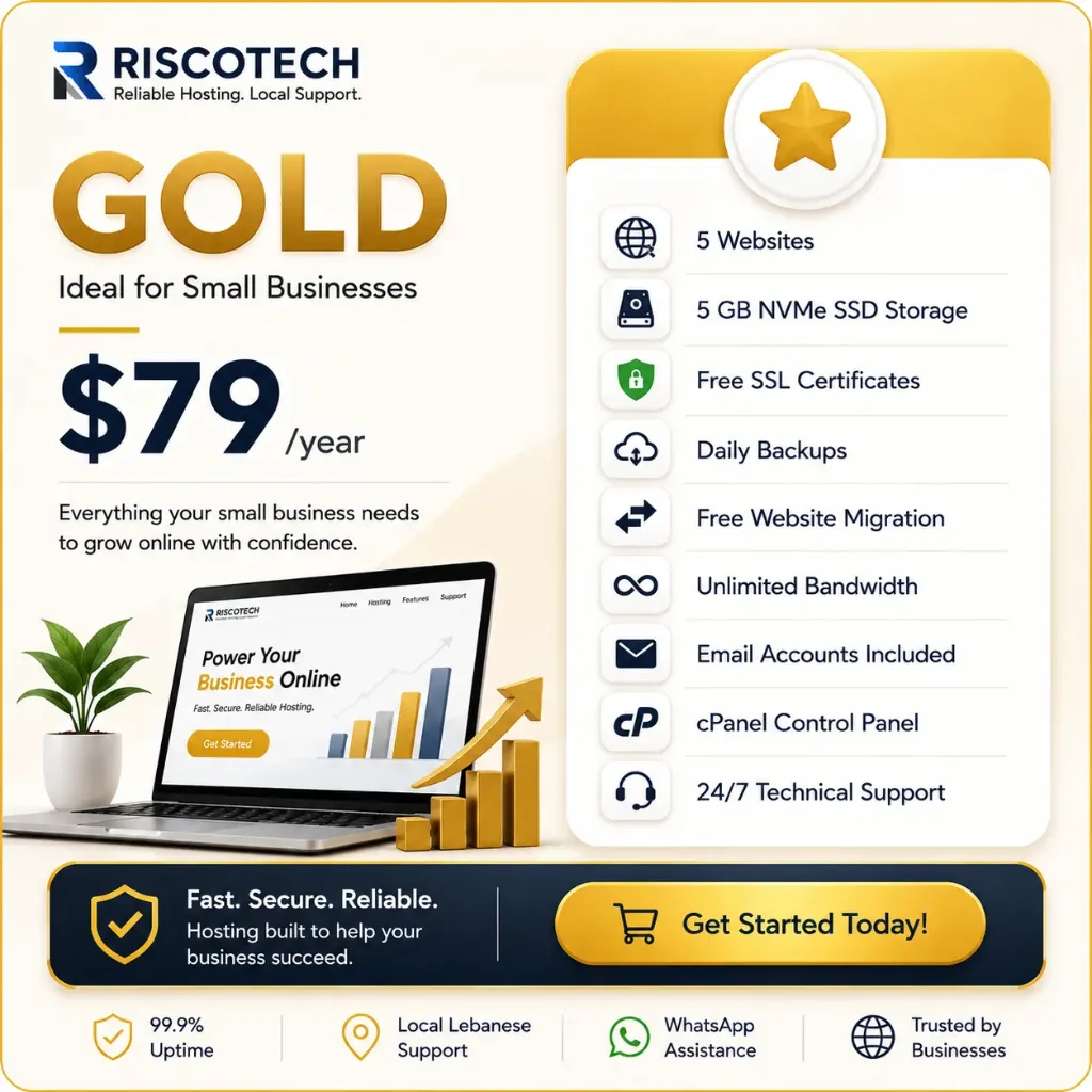 [HST-GLD] Shared Hosting Gold Service