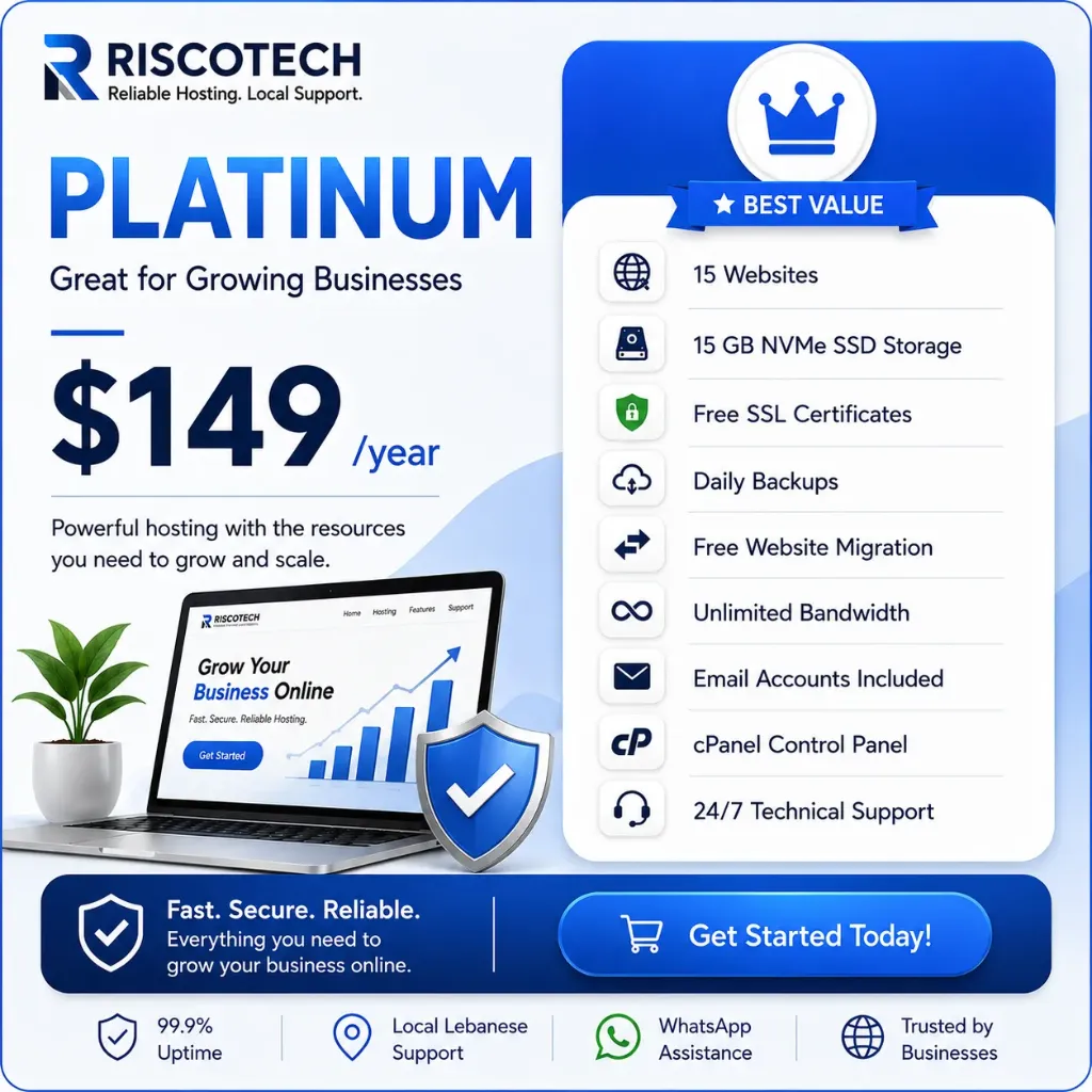 [HST-PLT] Shared Hosting Platinum Service