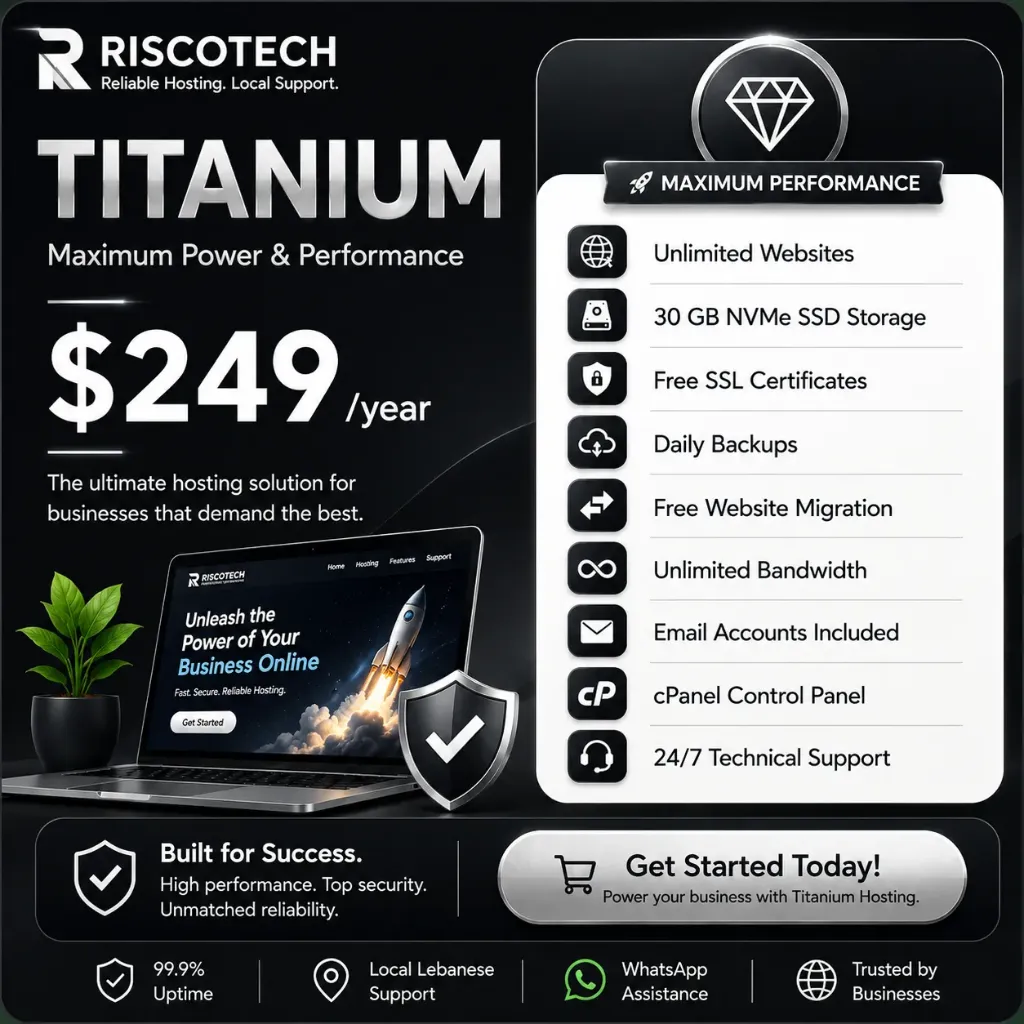 [HST-TIT] Shared Hosting Titanium Service