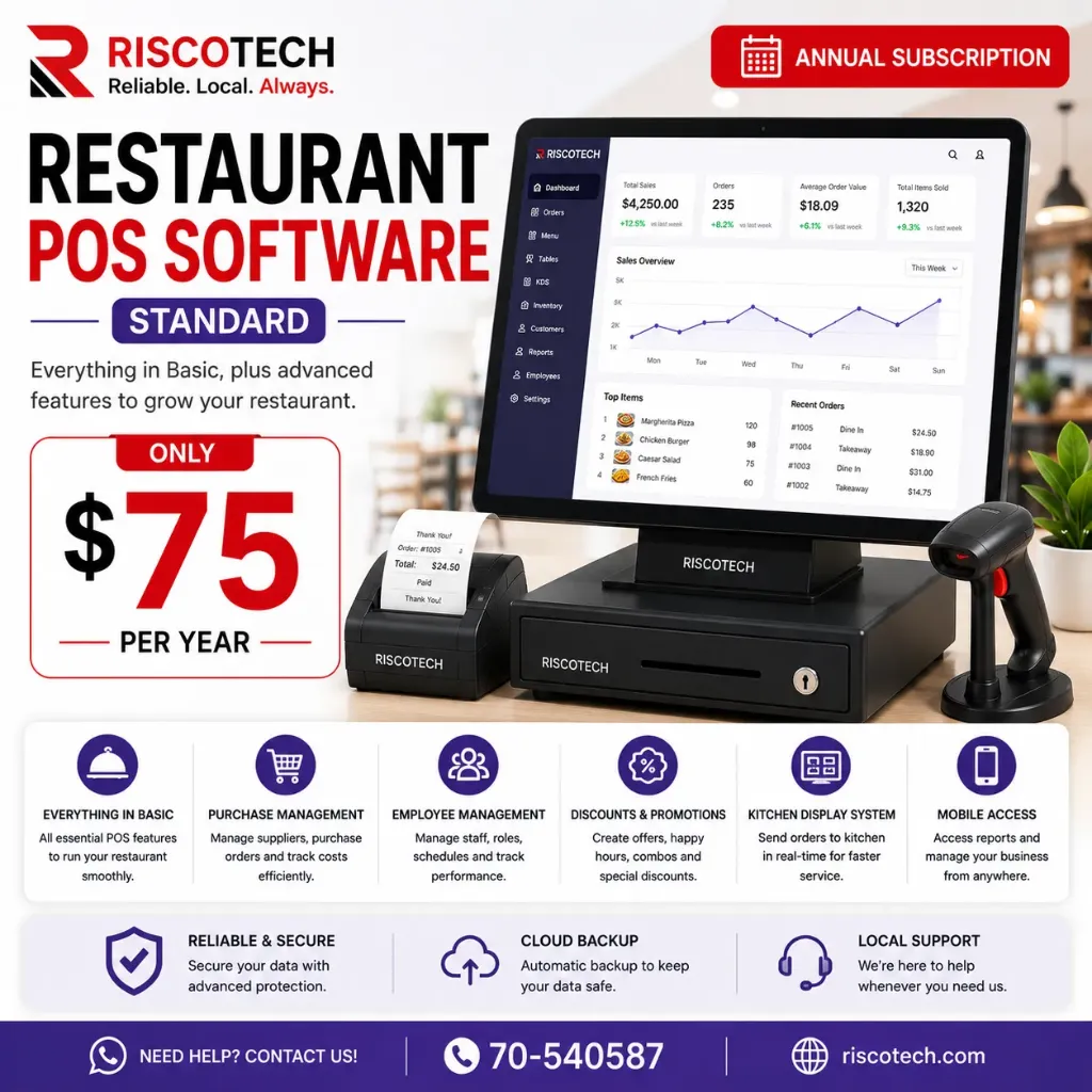 [POS-RS] Restaurant POS Software - Standard