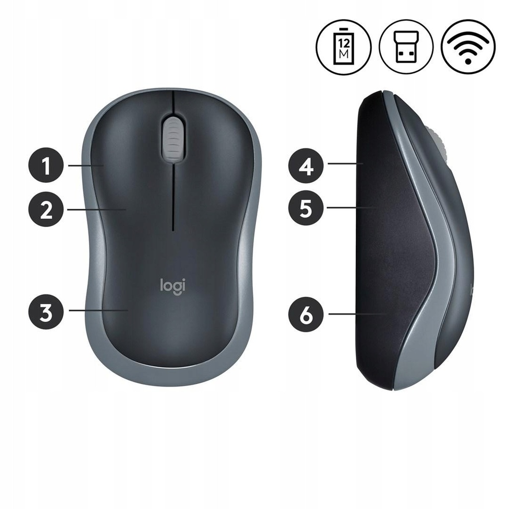 Logitech M185 Wireless Mouse