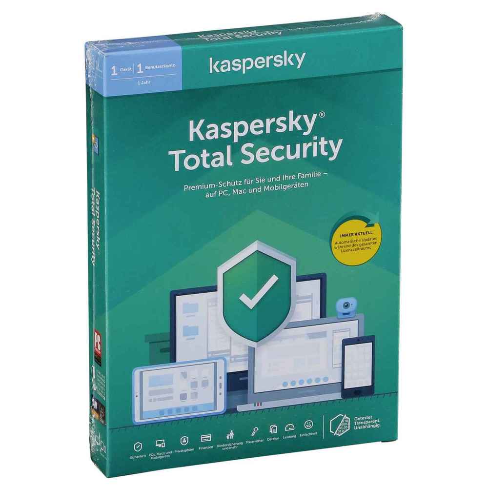 Kaspersky Total Security 1 Device – 1 Year Subscription
