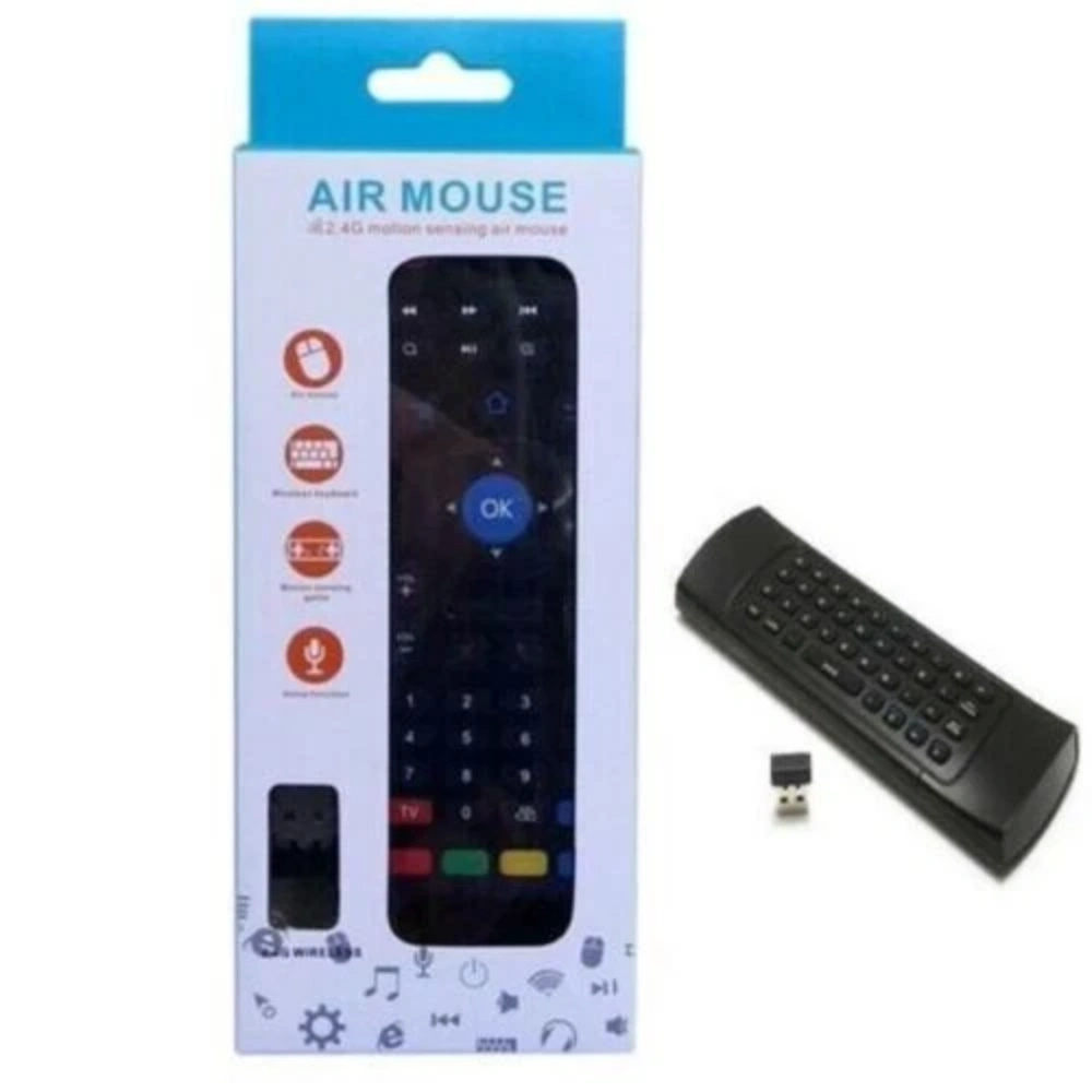 [102043] Universal Wireless Air Fly Mouse Remote Control With Keyboard For All Brands TV | MX3