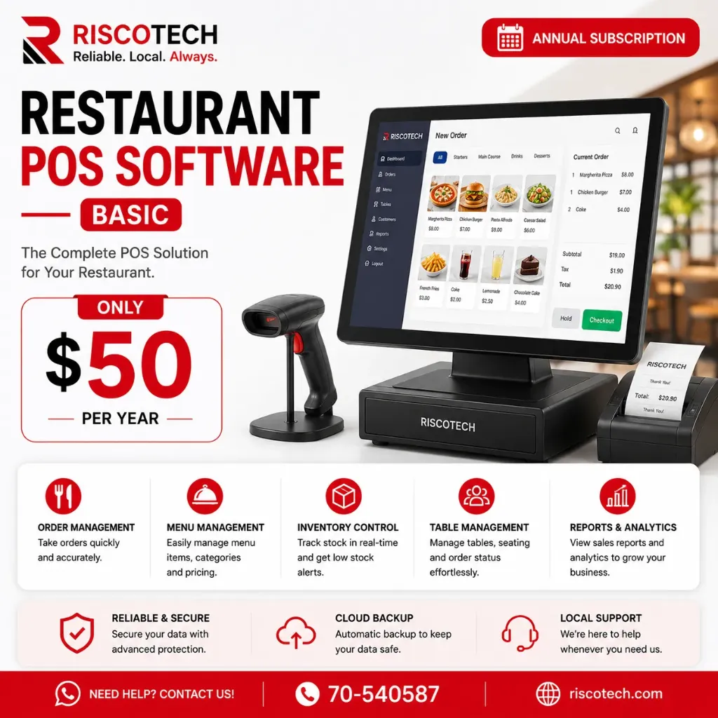 Restaurant POS Software - Basic