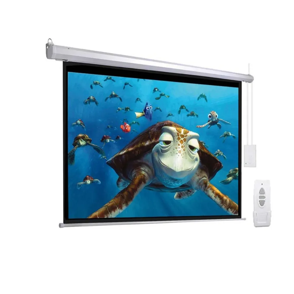 [109990] Buerotika Electric Wall Screen 300cm | BW18-E300