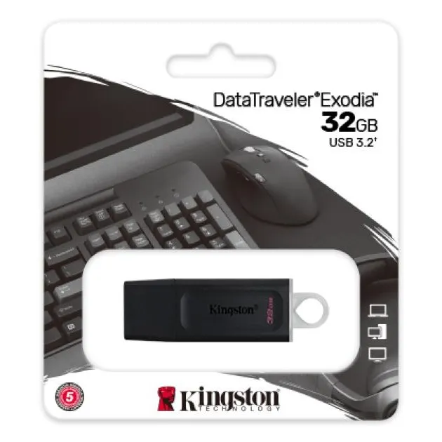 [102082] Kingston DataTraveler Exodia 32GB USB 3.2 Flash Drive | DTX/32GB