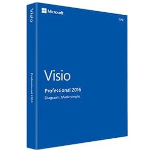 [465489] Microsoft Visio 2016 Professional – 1 PC – Digital Key