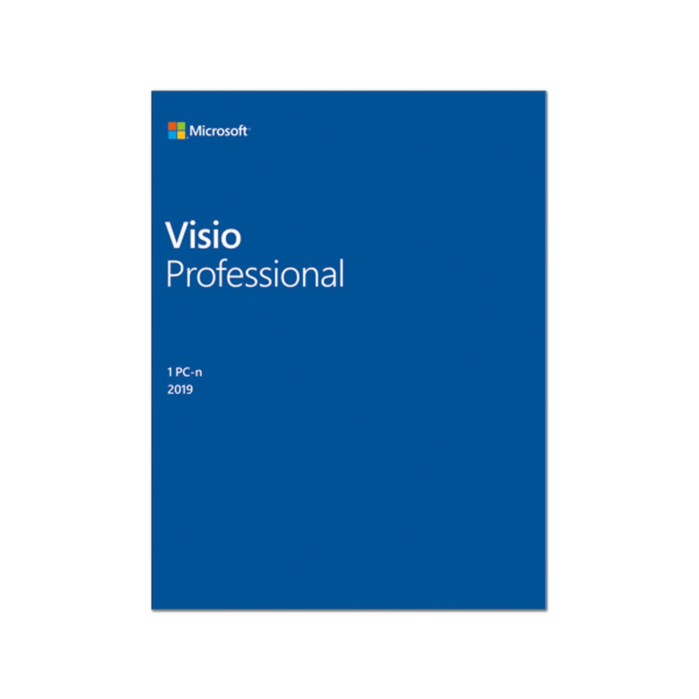 [465490] Microsoft Visio 2019 Professional – 1 PC – Digital Key
