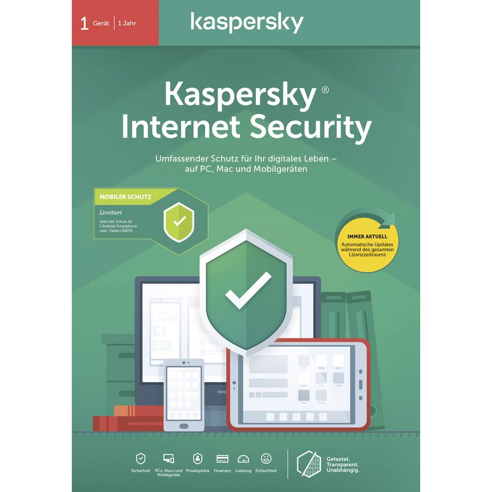 Kaspersky Internet Security 1 Device – 1 Year Subscription