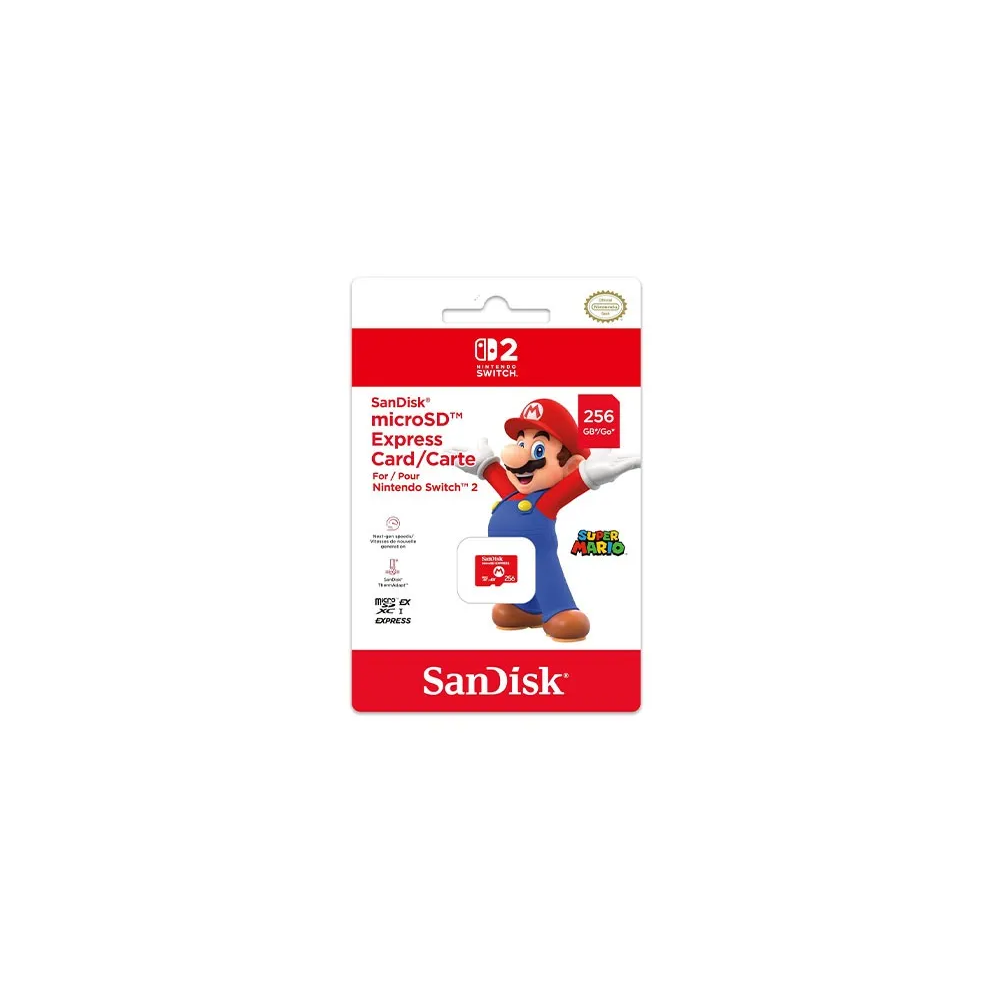 Nintendo Switch 2 Micro SD Card SanDisk 256GB
