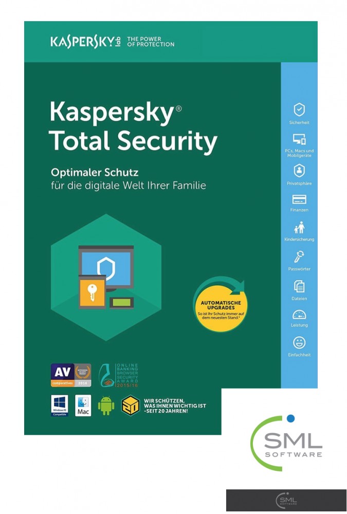 Kaspersky Total Security 3 Devices – 2 Years Subscription