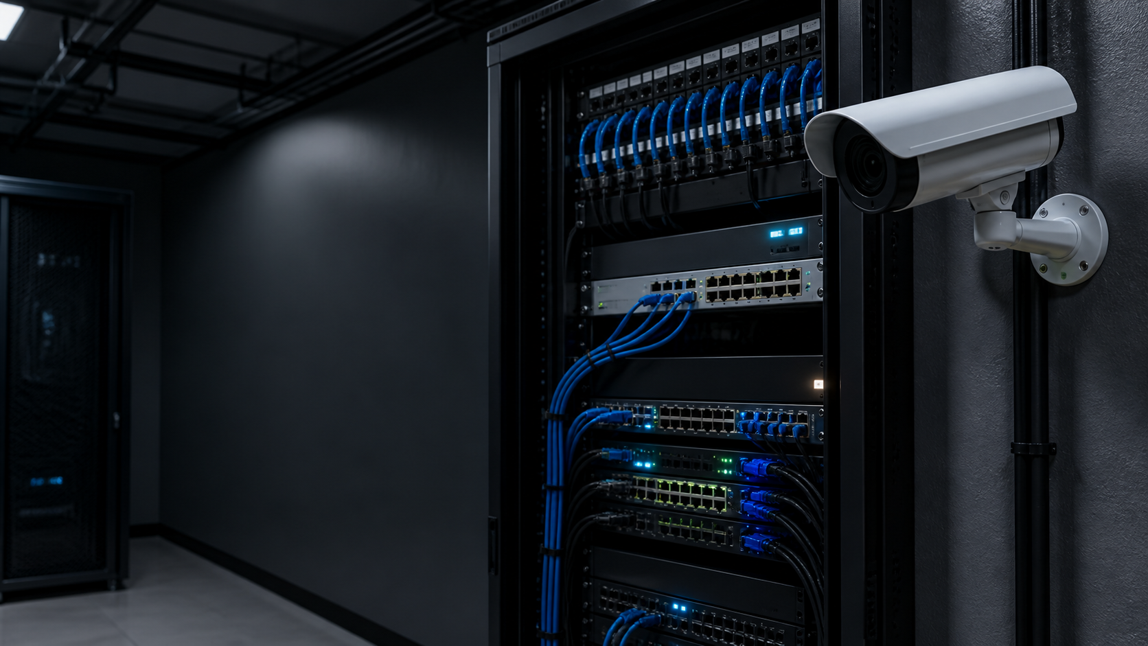 Security camera and network equipment