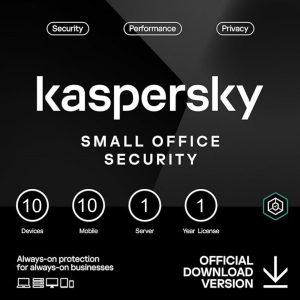 Kaspersky Small Office Security For 10 Devices + 10 Mobiles + 1 Server - 1 Year Subscription