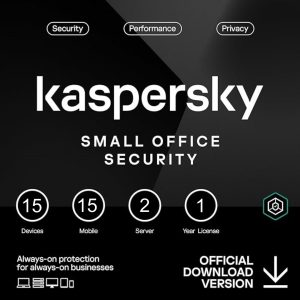 Kaspersky Small Office Security For 15 Devices + 15 Mobiles + 2 Servers - 1 Year Subscription