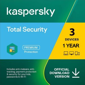 Kaspersky Total Security 3 Devices - 1 Year Subscription