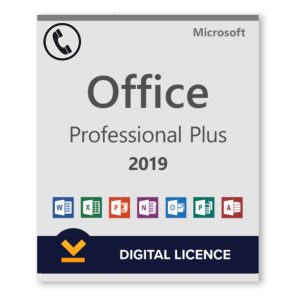 Microsoft Office 2019 Professional Plus - Windows - ESD - Phone Activation