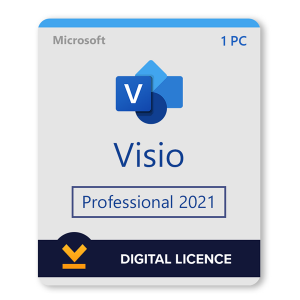 Microsoft Visio 2021 Professional - 1PC - Digital Key