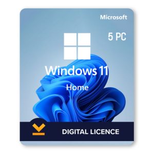 Microsoft Windows 11 Home - 5PC - Digital Key