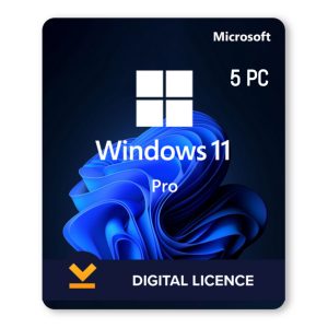 Microsoft Windows 11 Pro - 5PC - Digital Key