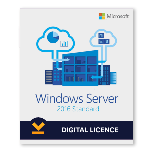Microsoft Windows Server 2016 Standard - Digital Key