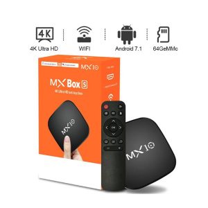 Box Smart Android TV Streaming Device MX10