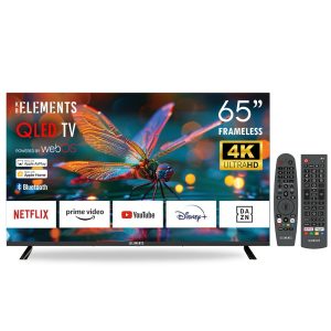 KB Elements 65" QLed Tv UHD 4K Smart Frameless - WebOS | ELT65QL7DE