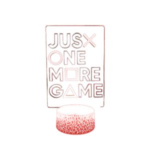 Just One More Game 3D Light Icon