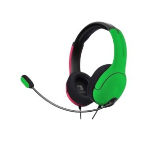 Nintendo Switch LVL40 Wired Stereo Gaming Headset – Pink & Green