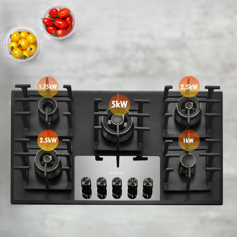 KB Elements Built-in Gas Cooktop ( 5 Burners ) | ELK132GH5 - Image 2
