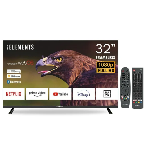 KB Elements 32″ Led Tv FHD Smart Frameless – WebOS | ELT32WB5DE