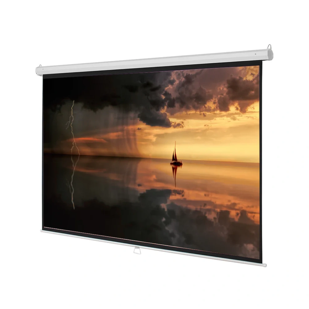 Buerotika Manual Wall Projector Screen White 180cm x 180cm BW18-M178 – WEBP -2