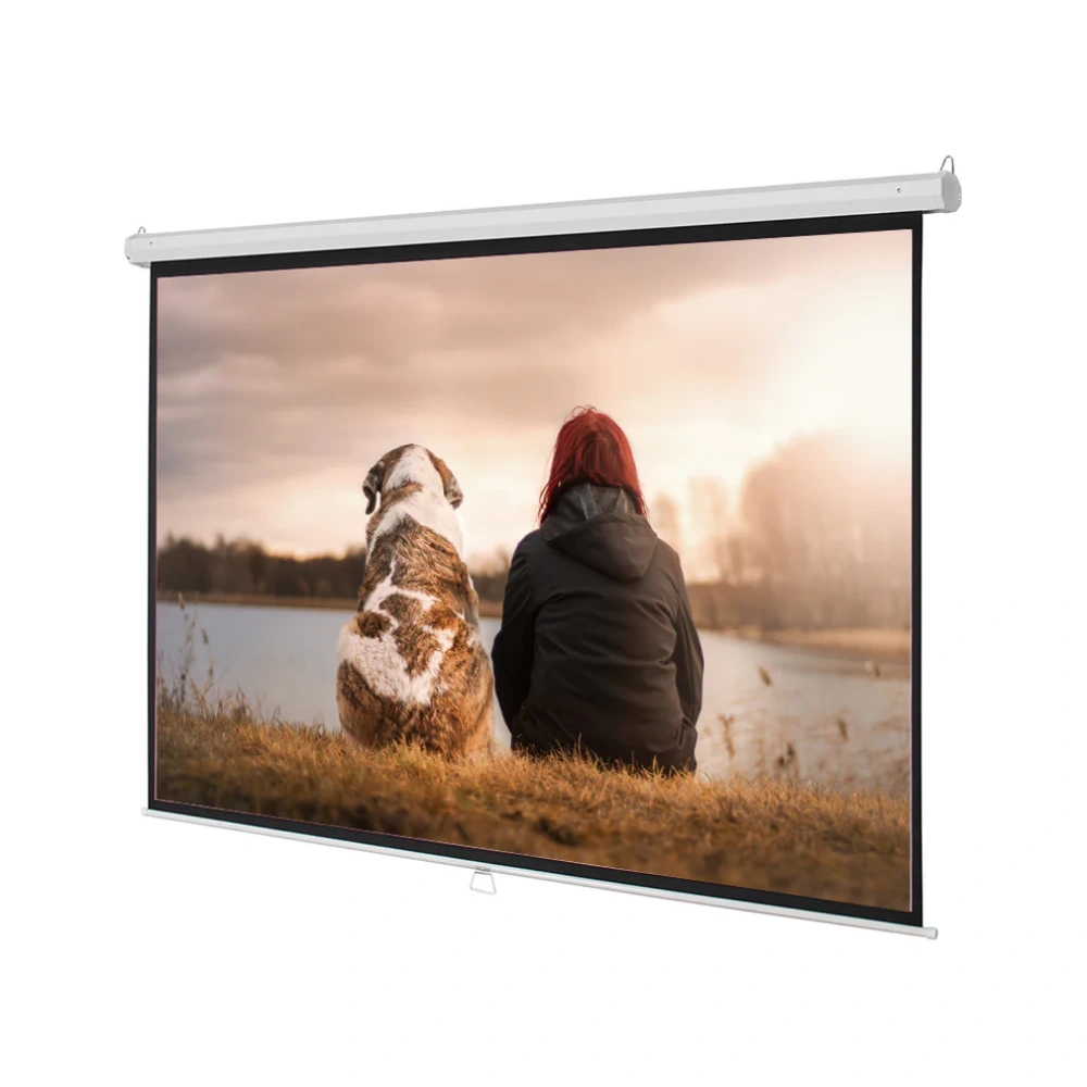 Buerotika Manual Wall Projector Screen White 240cm x 240cm BW18-M240 – WEBP -2
