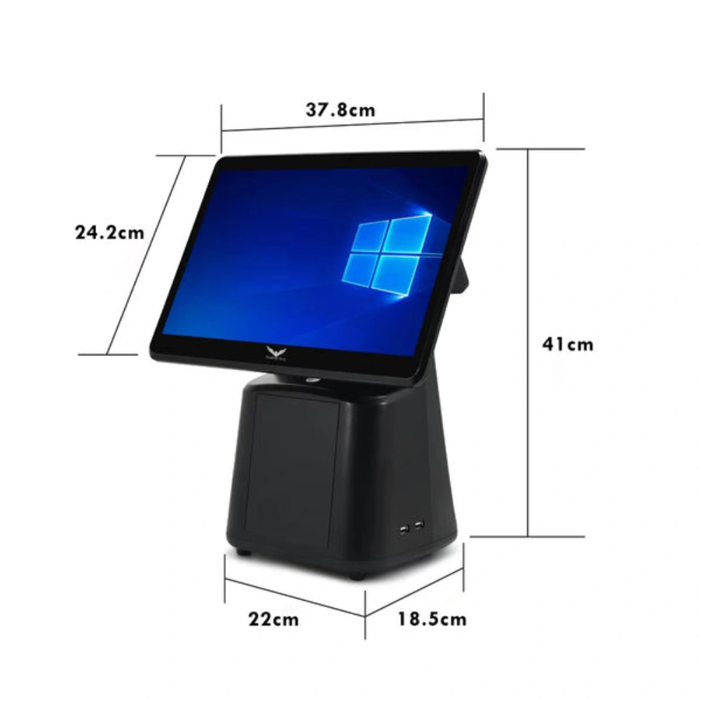 Buerotika POS System – 15.6 Touch All-in-One – Intel Core i5 – 8GB RAM – 128GB SSD – Customer Display B113POS – WEBP -6