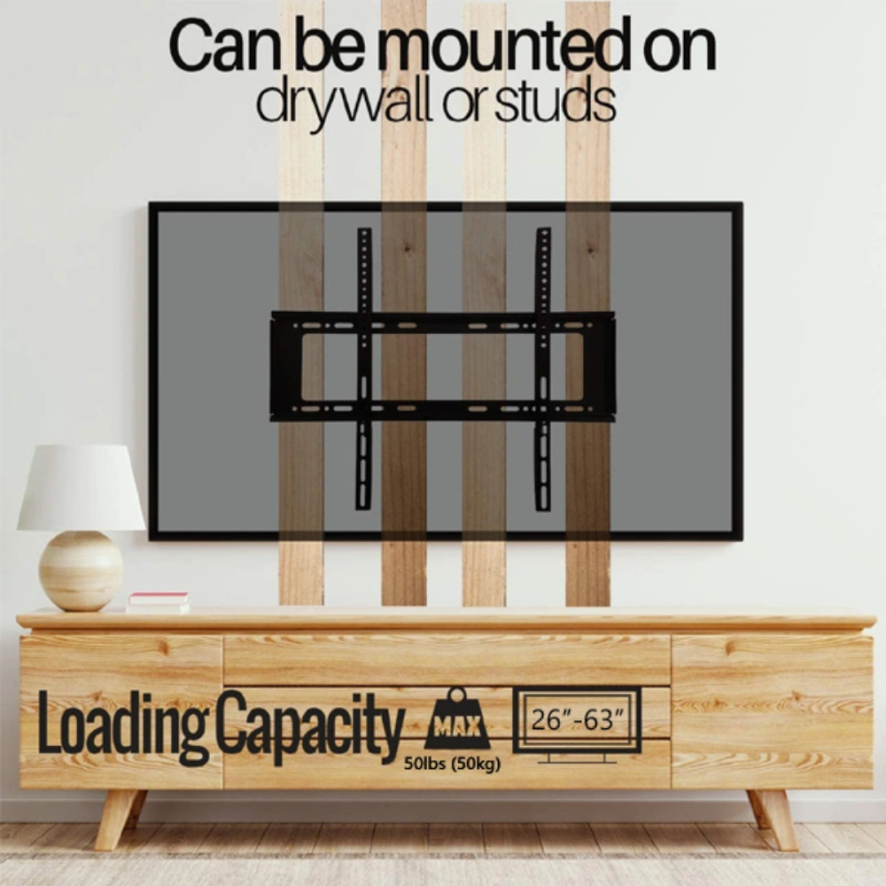 Fixed TV Wall Mount & Bracket LEDLCD 26–63 602B – WEBP -4
