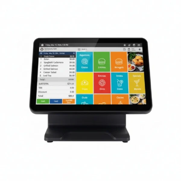 Haixun POS System – 15.6″ Touch All-in-One – Intel Core i5 – 8GB RAM – 256GB SSD – Customer Display | HX-Q8