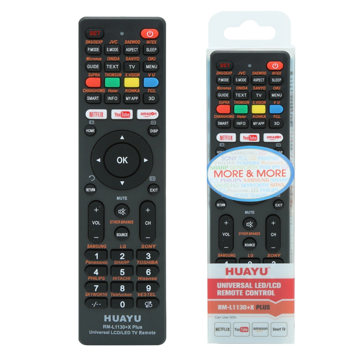 Huayu Universal Remote Control For All Brands TV RM 1130+X – WEBP -1