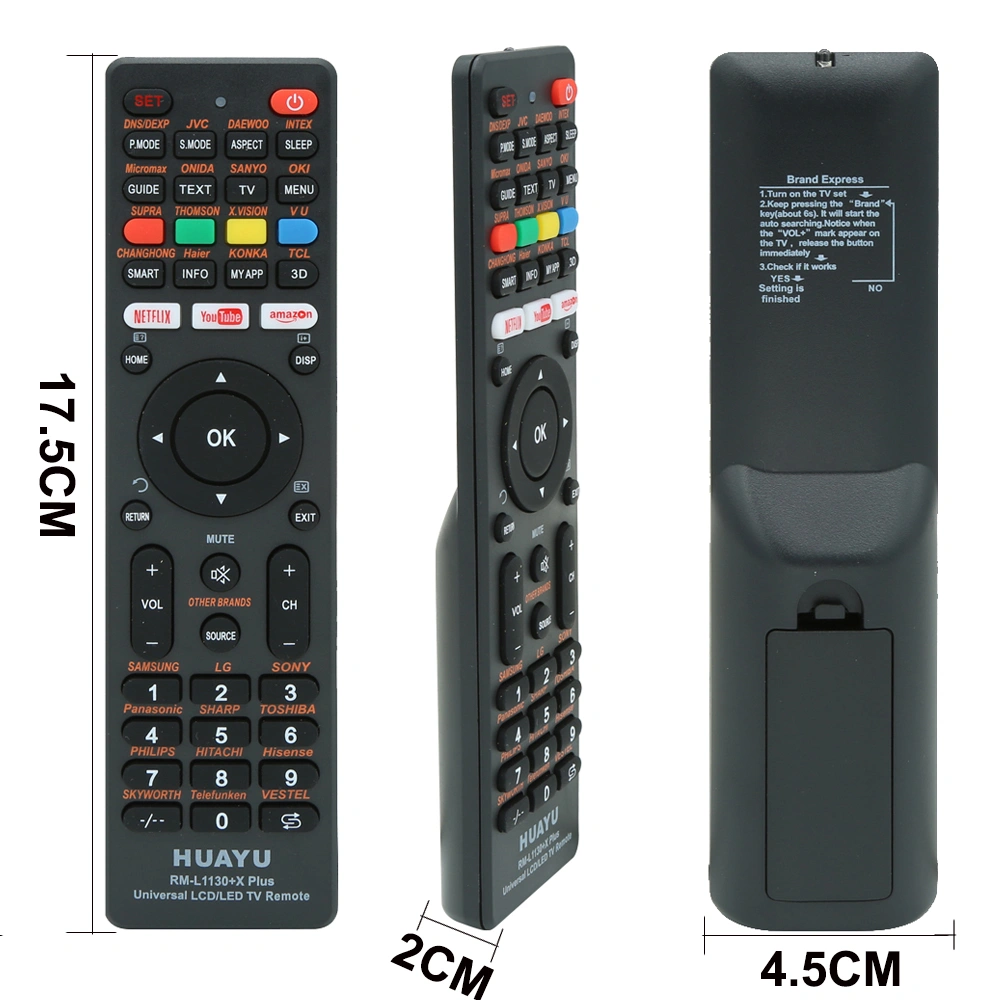 Huayu Universal Remote Control For All Brands TV RM 1130+X – WEBP -4