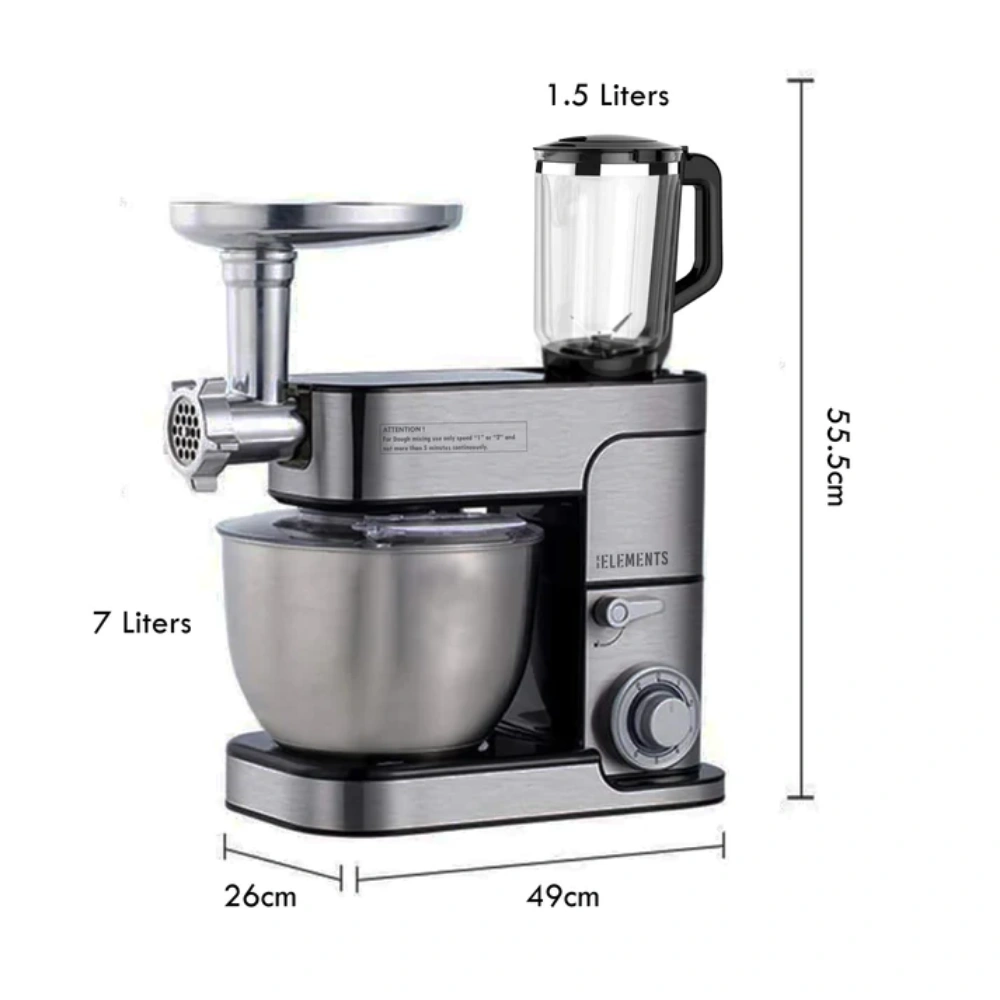 KB Elements 3 In 1 Kitchen Stainless Steel Mixer 8.5 Liters ELK85LM – WEBP -05