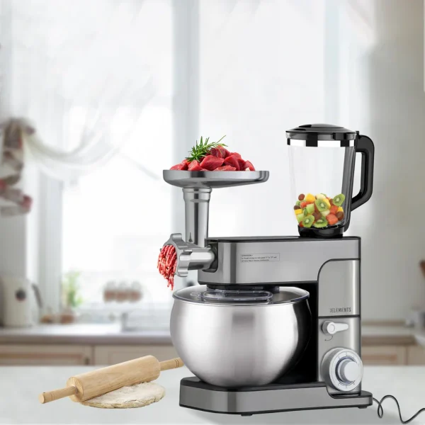 KB Elements 4 in 1 Kitchen Stainless Steel Mixer 8.5 Liters | ELK85LP