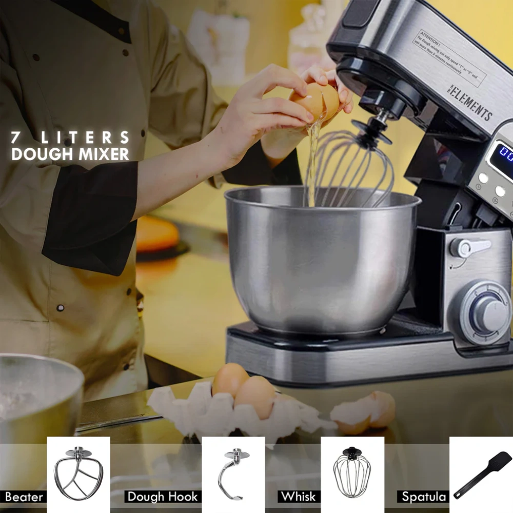 KB Elements 4 in 1 Kitchen Stainless Steel Mixer 8.5 Liters ELK85LP – WEBP -3