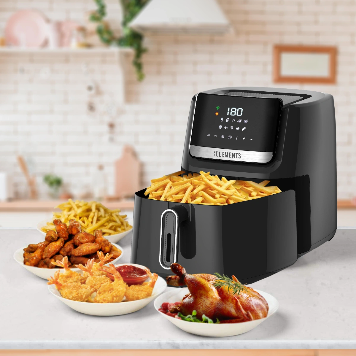 KB Elements 6.5 Liters Digital Air Fryer ELK65FD1 – WEBP -1