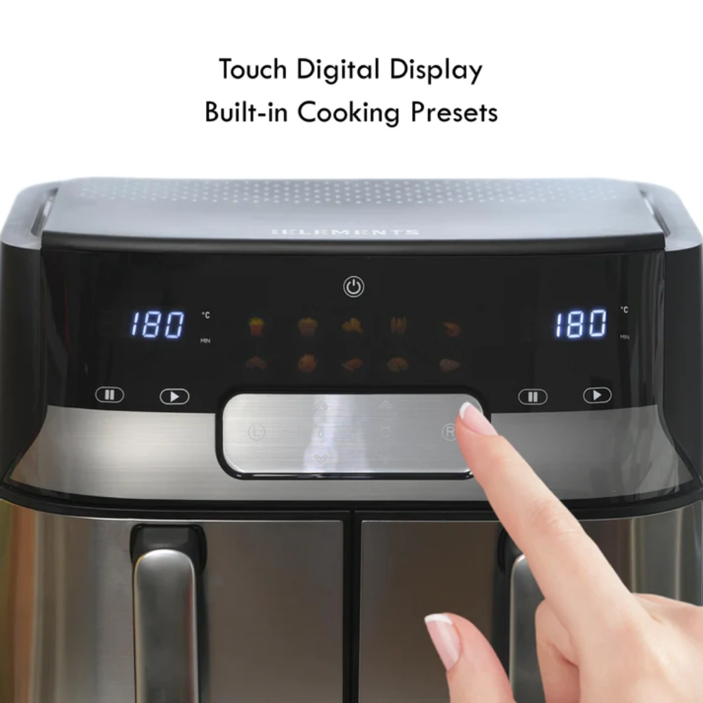 KB Elements 9.0 Liters Digital Double Air Fryer ELK90FD2 – WEBP -4