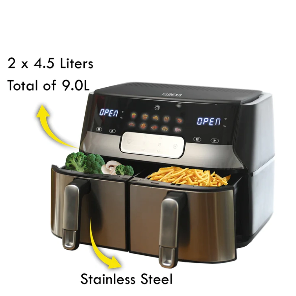 KB Elements 9.0 Liters Digital Double Air Fryer ELK90FD2 – WEBP -6