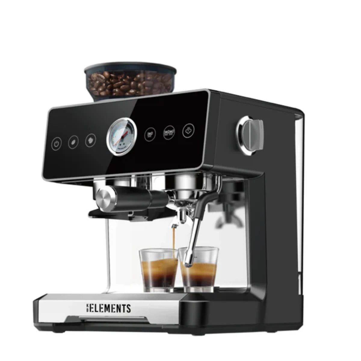 KB Elements Gusto Forte Coffee Machine With Grinder ELK202CB – WEBP -2