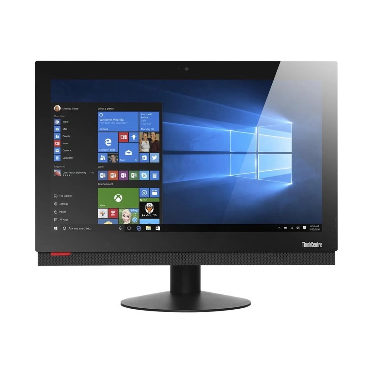 Lenovo ThinkCentre All-in-One PC – 21.5″ – Intel Core i3-6100 – 8GB DDR4 – 128GB SSD M810Z – WEBP -1