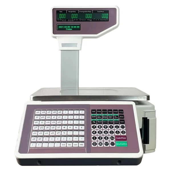 TMA Supermarket Barcode Weighing Cash Register Scale – Touch POS – Label Printing | TM-30A-5W