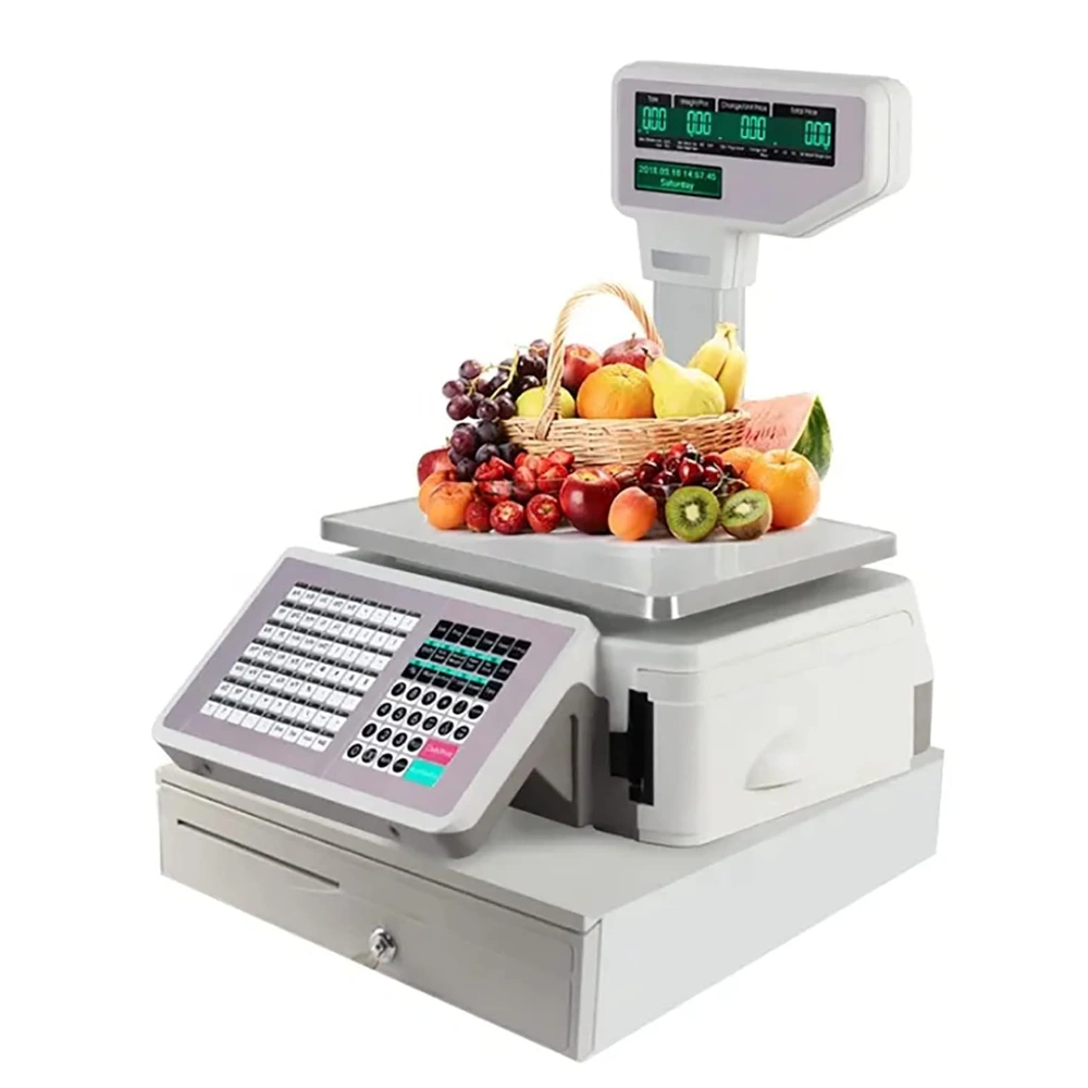 TMA Supermarket Barcode Weighing Cash Register Scale – Touch POS – Label Printing TM-30A-5W – WEBP -2