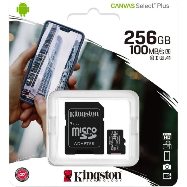 Kingston 256GB MicroSD Class 10 Memory Card | SDCS2/256GB
