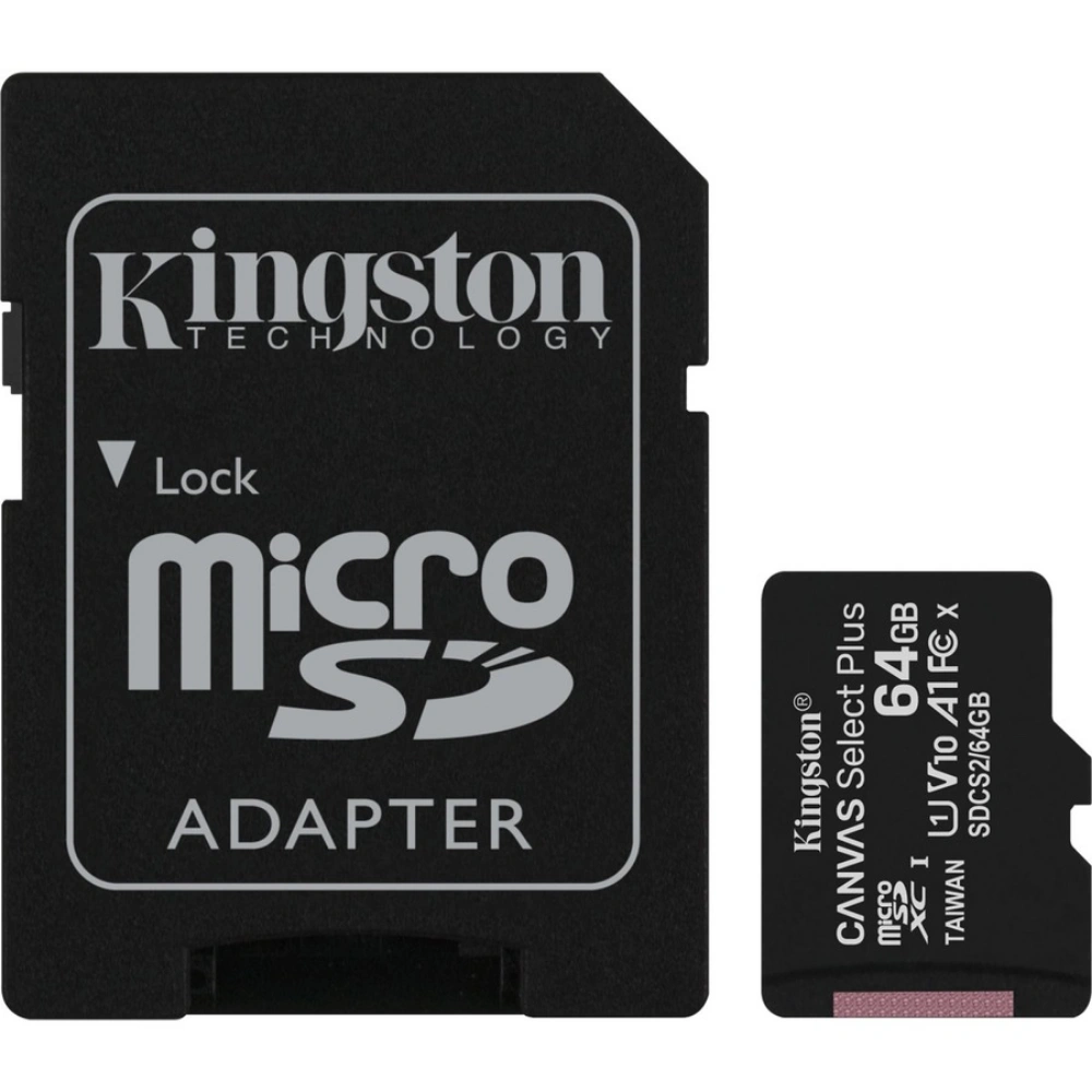 Kingston 64GB MicroSD Class 10 Memory Card SDCS264GB – WEBP -2